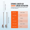 VEVOR Linear Actuator 12V, 20 Inch Waterproof IP65 Linear Actuator, 660lbs/3000N 0.19"/s Linear Motion Actuator with Mounting Bracket for Outdoor Use