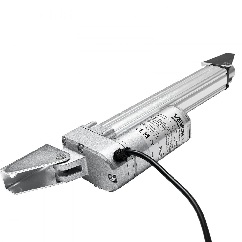 VEVOR 12V Linear Actuator, 4 Inch IP65 Waterproof Linear Actuator, 675lbs/3000N 0.2"/s Motion Actuators with Mounting Brackets for Outdoor Use