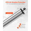 VEVOR 12V Linear Actuator, 8 Inch IP65 Waterproof Linear Actuator, 675lbs/3000N 0.2"/s Motion Actuators with Mounting Bracket for Outdoor Use