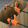VEVOR Bar Clamps for Woodworking, 2-Pack 12" One-Handed Clamp/Spreader, Quick-Change F Clamp with 300 lbs Load Limit, High-strength Plastic and Carbon Steel, Wood clamps for Woodworking Metal working