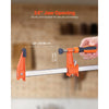 VEVOR Bar Clamps for Woodworking, 2-Pack 24 inch Opening, Lockable F-Clamp with 600 lbs Load Limit, 2-1/2 inch Depth, Cast Iron and Carbon Steel, Easy to Use, Wood Clamps for Woodworking Metal Working