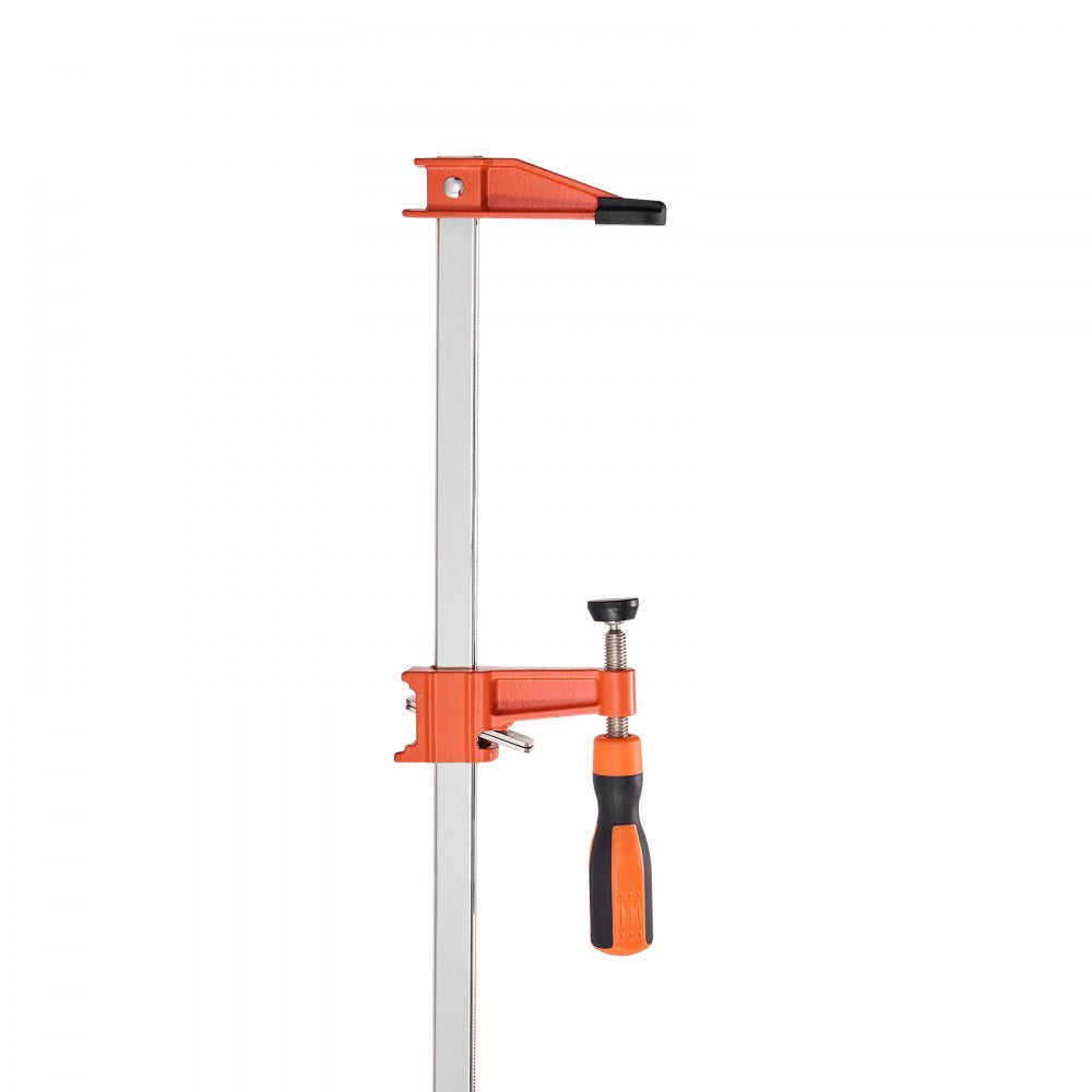 VEVOR Bar Clamps for Woodworking, 2-Pack 24 inch Opening, Lockable F-Clamp with 600 lbs Load Limit, 2-1/2 inch Depth, Cast Iron and Carbon Steel, Easy to Use, Wood Clamps for Woodworking Metal Working