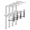 VEVOR Bar Clamps for Woodworking, 4-Pack, 12" Opening, 4.72 in Throat Depth, 1200 lbs Load Limit, Sturdy Steel Forging and Casting, with Swivel Jaw and T-Handle, for Wood Working and Metal Working
