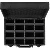 VEVOR Graded Card Case 4 Row 120 PSA Slab Storage Box with Secure Lock, Baseball Sports Trading Cards Holder Collector with 12 Dividers, Key, Holds 95 SGC 85 BGS 435 Top Loaders & 999+ Loose Cards