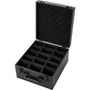 VEVOR Graded Card Case 3 Row 150 PSA Slab Storage Box with Secure Lock, Baseball Sports Trading Cards Holder Collector with 12 Dividers, Key, Holds 100 SGC 80 BGS 500 Top Loaders & 999+ Loose Cards