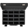 VEVOR Graded Card Case 4 Row 152 PSA Slab Storage Box TSA Approved Lock, Baseball Sports Trading Cards Holder Collector, with 12 Dividers, Holds 120 SGC 100 BGS 550 Top Loaders & 999+ Loose Cards