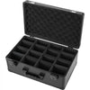 VEVOR Graded Card Case 4 Row 152 PSA Slab Storage Box TSA Approved Lock, Baseball Sports Trading Cards Holder Collector, with 12 Dividers, Holds 120 SGC 100 BGS 550 Top Loaders & 999+ Loose Cards