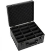 VEVOR Graded Card Case 3 Row 180 PSA Slab Storage Box with Secure Lock, Baseball Sports Trading Cards Holder Collector with 12 Dividers, Key, Holds 120 SGC 100 BGS 520 Top Loaders & 999+ Loose Cards