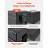 VEVOR Graded Card Case 3 Row 180 PSA Slab Storage Box with Mechanical Lock, Baseball Sports Trading Cards Holder Collector with 12 Dividers, Holds 120 SGC 100 BGS 520 Top Loaders & 999+ Loose Cards