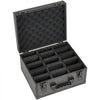 VEVOR Graded Card Case 3 Row 180 PSA Slab Storage Box with Mechanical Lock, Baseball Sports Trading Cards Holder Collector with 12 Dividers, Holds 120 SGC 100 BGS 520 Top Loaders & 999+ Loose Cards