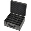 VEVOR Graded Card Case 3 Row 180 PSA Slab Storage Box with Mechanical Lock, Baseball Sports Trading Cards Holder Collector with 12 Dividers, Holds 120 SGC 100 BGS 520 Top Loaders & 999+ Loose Cards