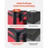 VEVOR Graded Card Case 3 Row 96 PSA Slab Storage Box with Secure Lock, Baseball Sports Trading Cards Holder Collector with 12 Dividers, Key, Holds 76 SGC 68 BGS 348 Top Loaders and 999+ Loose Cards