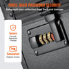 VEVOR Graded Card Storage Box, 4 Slots, Graded Sports Cards Holder Carrying Case with Coded Lock Foam Dividers, for 108 PSA Graded Cards 76 BGS Cards 84 SGC Cards 388 Top Loaders or 999+ Loose Cards