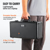 VEVOR Graded Card Storage Box, 4 Slots, Graded Sports Cards Holder Carrying Case with Key Lock Foam Dividers, for 96 PSA Graded Cards 68 BGS Cards 76 SGC Cards 348 Top Loaders or 999+ Loose Cards