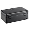 VEVOR Graded Card Storage Box, 4 Slots, Graded Sports Cards Holder Carrying Case with Key Lock Foam Dividers, for 96 PSA Graded Cards 68 BGS Cards 76 SGC Cards 348 Top Loaders or 999+ Loose Cards