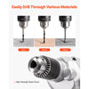 VEVOR Drill Mixer, 1/2 inch Corded Electric Drill Mixer Set, 0-850RPM 5.4A Mixing Drills, Mixing Drills Machine with D-Handle for Drilling & Blending, Handheld Cement Mixers for Fodder, Paint, Cement