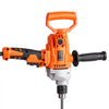 VEVOR Drill Mixer, 1/2 inch Corded Electric Drill Mixer Set, 0-850RPM 5.4A Mixing Drills, Mixing Drills Machine with D-Handle for Drilling & Blending, Handheld Cement Mixers for Fodder, Paint, Cement