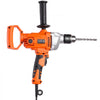 VEVOR Drill Mixer, 5/8 inch Corded Electric Drill Mixer Set, 0-850RPM 5.8A Mixing Drills, Mixing Drills Machine with D-Handle for Drilling & Blending, Handheld Cement Mixers for Fodder, Paint, Cement