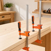 VEVOR Bar Clamps for Woodworking, 8-Pack, 6" and 12" F Clamps, 600 lbs Load Limit, with Plastic Pad and Self-Locking Design, Malleable Iron and Carbon Steel, for Wood Working and Metal Working