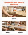 VEVOR Bar Clamps for Woodworking, 8-Pack, 6" and 12" F Clamps, 600 lbs Load Limit, with Plastic Pad and Self-Locking Design, Malleable Iron and Carbon Steel, for Wood Working and Metal Working