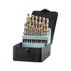 VEVOR Cobalt Drill Bit Set, 29 Pcs, M35 High Speed Steel Cobalt Drill Bits with Storage Case, for Drilling Metal, Stainless Steel, Aluminum Alloy, Wood, Plastic, for Professional Work and Home DIY