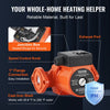 VEVOR 007-F5-7IFC Hot Water Recirculating Pump, 110V, 70W 23 GPM Hot Water Circulation Pump, 1" NPT Flange 3-Speed Circulator Pump, Quiet Operation Circulator Pump for Home Water Heater System