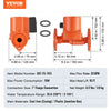 VEVOR 007-F5-7IFC Hot Water Recirculating Pump, 110V, 70W 23 GPM Hot Water Circulation Pump, 1" NPT Flange 3-Speed Circulator Pump, Quiet Operation Circulator Pump for Home Water Heater System
