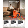 VEVOR 0011-BF4-J Cast Iron Circulator Pump, 33 GPM, AC 120V 33 ft Hot Water Recirculating Circulation Pump, 1-1/4 in Flange Connection, 3-Speed Adjustment, Quiet Operation, for Home Heating System
