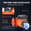 VEVOR 009-BF5-J Hot Water Recirculating Pump, 110V, 180W 10 GPM Hot Water Circulation Pump, 3/4" NPT Flange 3-Speed Circulator Pump, Quiet Operation Circulator Pump for Home Water Heater System