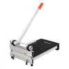 VEVOR 13 inch Vinyl Floor Cutter, 16mm Thick Laminate Flooring Cutter with 15°/30°/45° Adjustable Angle Settings, Flexible Wheels, Telescoping Handle, Cuts Engineered Wood, LVT, VCT, SPC, LVP, WPC