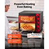 VEVOR Electric Pizza Oven, 2x16-Inch Double Deck Countertop Pizza Maker for Home Kitchen Restaurant, Heavy-Duty Iron Body, 662℉, Independent Temp & Time Control, 2700W Commercial Cooker, 2 Stones