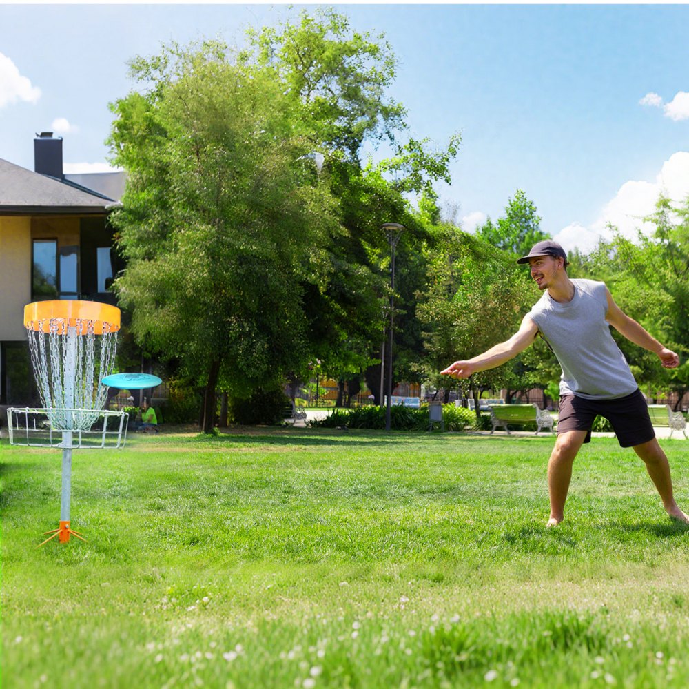 VEVOR Disc Golf Set, 3 Pack Disc Golf Starter Set, Beginners Flying Discs for Full-Body Strength Training, with Putter, Mid-Range, Driver for Outdoor Backyard, Lawn, Beach, and Park