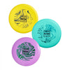 VEVOR Disc Golf Set, 3 Pack Disc Golf Starter Set, Beginners Flying Discs for Full-Body Strength Training, with Putter, Mid-Range, Driver for Outdoor Backyard, Lawn, Beach, and Park