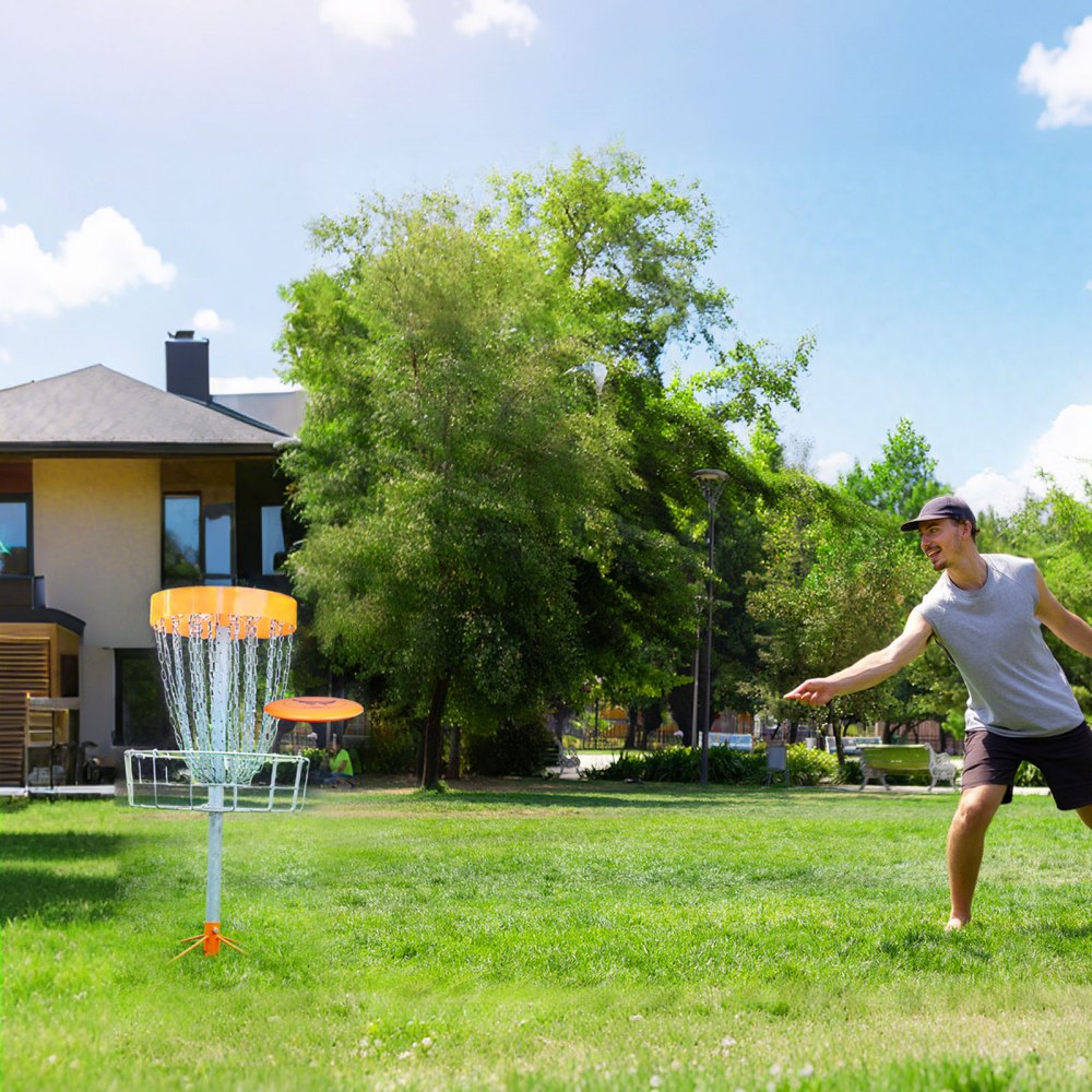VEVOR Disc Golf Set, 5 PCS Beginners Flying Discs, Disc Golf Starter Set for Full-Body Strength Training, with Putter, Mid-Range, Driver, Mini Marker, for Outdoor Backyard, Lawn, Beach