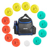 VEVOR Disc Golf Set, 12 PCS Flying Discs for Beginners, Disc Golf Starter Set, with Putter, Mid-Range, Driver, Including Mini Marker, Portable Backpack, for Outdoor Backyard, Lawn, Beach, and Park