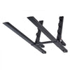 VEVOR Pallet Forks 4000 lbs 60 in Clamp-On Pallet Forks with Anti-Tilt Bar, Tractor Attachment for Skid Steer & Loader Bucket, Adjustable Stabilizer Bar, Heavy-Duty Reinforced Bucket Fork, Orange Tips