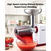 VEVOR Electric Tomato Strainer 800W Max (Rated Power: 300W) Sauce Maker, 88 lbs/H For Purees, Strawberry, Salsa, Stainless Steel Tomato Food Mill Press Machine, 1mm, 1.5mm, 3mm & 6mm Screens, White