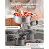 VEVOR Electric Tomato Strainer 250W Food Mill and Sauce Maker 200 lbs/H, Commercial Grade For Apple Sauce, Strawberry and Blueberry Jam, Stainless Steel Tomato Milling Press Machine, Large Hopper