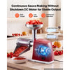 VEVOR Electric Tomato Strainer 800W Max (Rated Power: 300W) Sauce Maker, 88 lbs/H For Purees, Strawberry, Salsa, Stainless Steel Tomato Food Mill Press Machine, 1mm, 1.5mm, 3mm & 6mm Screens, Red