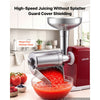 VEVOR Electric Tomato Strainer 800W Max (Rated Power: 300W) Sauce Maker, 88 lbs/H For Purees, Strawberry, Salsa, Stainless Steel Tomato Food Mill Press Machine, 1mm, 1.5mm, 3mm & 6mm Screens, Red