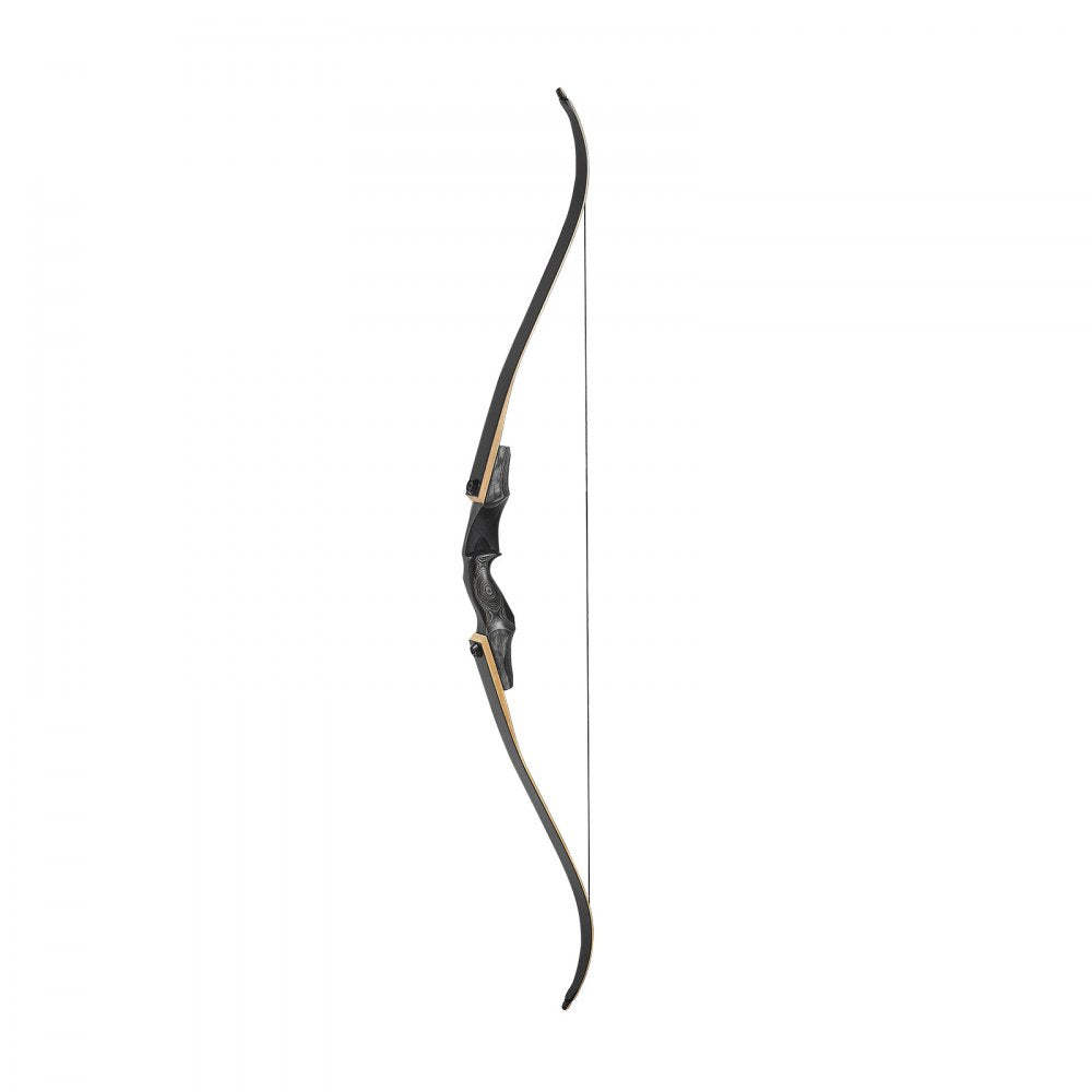 VEVOR Recurve Bow and Arrows Kit, 60 inch Wooden Takedown Bows, Right Handed Ergonomic Archery Recurve Bow Package, Longbow for Outdoor Target Training Practice Hunting, Beginners to Advanced, 50 lbs