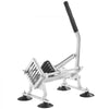 VEVOR Commercial Vegetable Slicer, 1/4"+3/8"+1/2" Fruit Slicer, Stainless Steel and Aluminum Alloy Vegetable Cutter Slicer Machine, Manual Slicer with Non-slip Feet, for Radishes, Onions, Potatoes