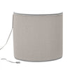 VEVOR Under Desk Space Heater,Rollable Foot Warmer Portable for Home&Office,Timer & Secure,Quiet for Legs,Ankles,Touch&Remote Control Personal Electric Round Surround Warming Pad,Over-Heat Protection