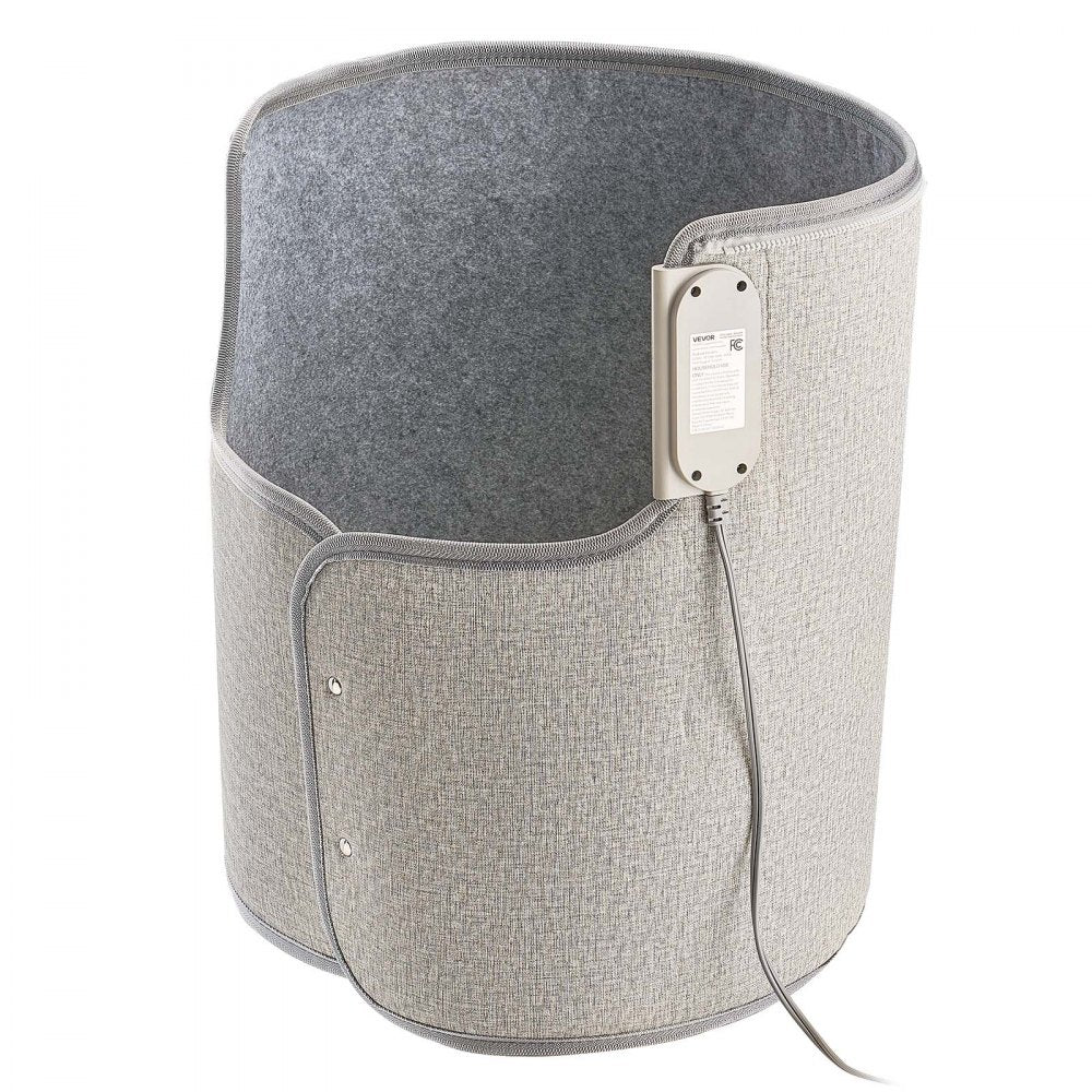 VEVOR Under Desk Space Heater,Rollable Foot Warmer Portable for Home&Office,Timer & Secure,Quiet for Legs,Ankles,Touch&Remote Control Personal Electric Round Surround Warming Pad,Over-Heat Protection
