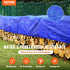 VEVOR Heavy Duty Tarp Waterproof 12x16 ft, Plastic Poly Tarp Cover 5 Mil, Multi Purpose Outdoor Tarpaulin with High Durability Reinforced Grommets and Edges for Truck, RV, Boat, Camping (Blue)