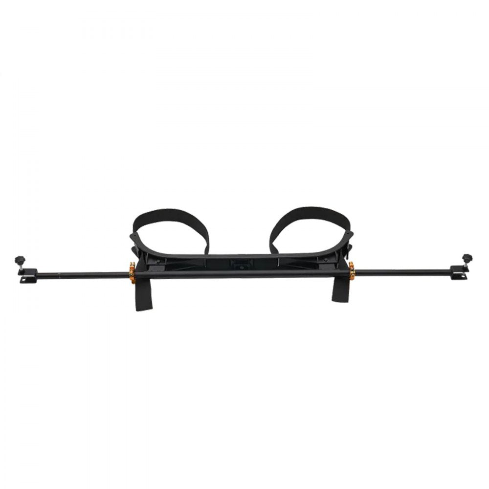 VEVOR Golf Cart Bag Holder, 53.9 x 7.7 x 2.4 Inch, Compatible with Most 2+2 Golf Cart Rear Seat with 1.2-Inch Square Tubes, Adjustable Rear Seat Carts Club Holder with Strap, No Drilling Required