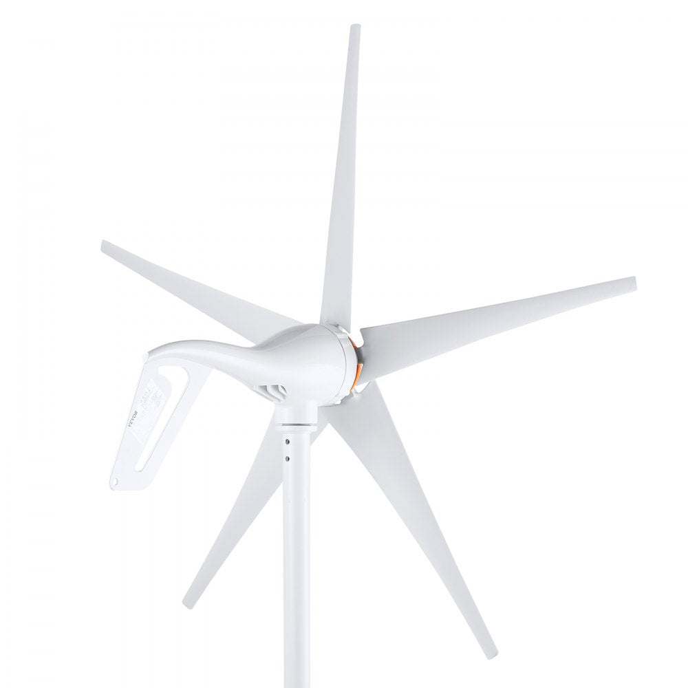 VEVOR 500W Wind Turbine Generator, 12V Wind Turbine Kit, 5-Blade Wind Power Generator with MPPT Controller, Adjustable Windward Direction & 2.5m/s Start Wind Speed, Suitable for Home, Farm, RVs, Boats