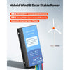 VEVOR 1200W 24V Wind Turbine Generator, 3-Blade Wind Turbine Kit with Wind/Solar Hybrid Controller, Efficient 3-Phase AC Permanent Wind Power Generator for RV Boat Home Farm (Tower Pole Not Included)