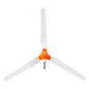 VEVOR 1200W 24V Wind Turbine Generator, 3-Blade Wind Turbine Kit with Wind/Solar Hybrid Controller, Efficient 3-Phase AC Permanent Wind Power Generator for RV Boat Home Farm (Tower Pole Not Included)