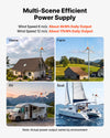 VEVOR 1200W 24V Wind Turbine Generator, 3-Blade Wind Turbine Kit with Wind/Solar Hybrid Controller, Efficient 3-Phase AC Permanent Wind Power Generator for RV Boat Home Farm (Tower Pole Not Included)